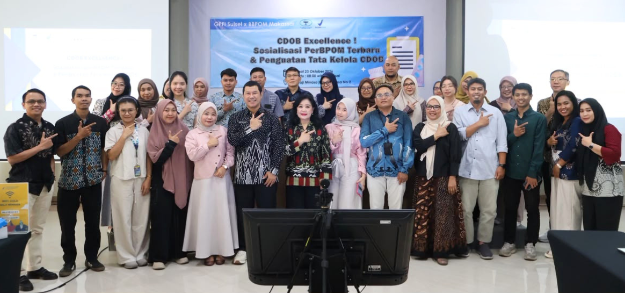 Kolaborasi BBPOM Makassar dan GP Farmasi Sulawesi Selatan Perkuat Kepatuhan Implementasi CDOB